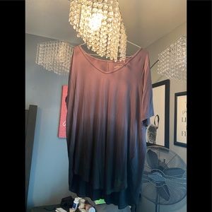 Torrid VNeck TShirt Ombré 4